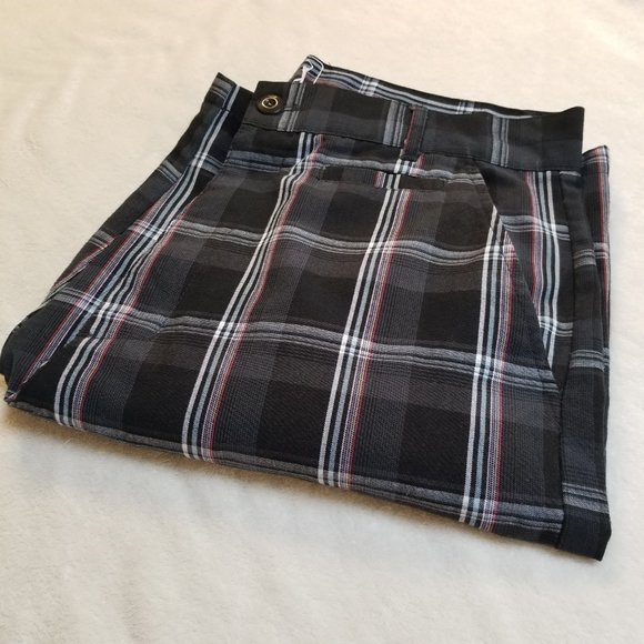 Mens Plaid PGA Tour Golf Shorts Size 30 - Picture 3 of 10